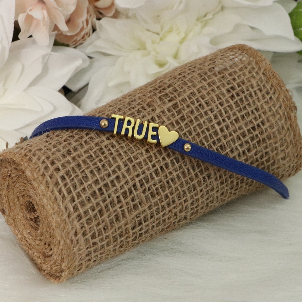 BCBGeneration True Love Affirmation Bracelet Blue